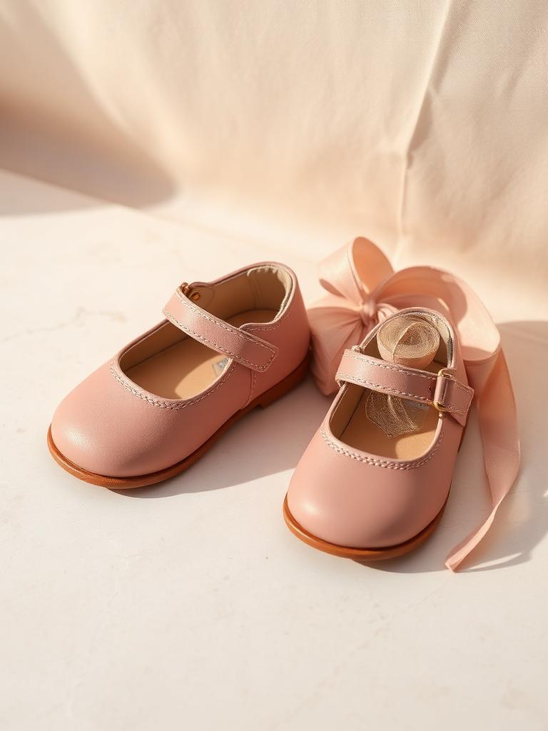 Ava mary janes with ribbon
