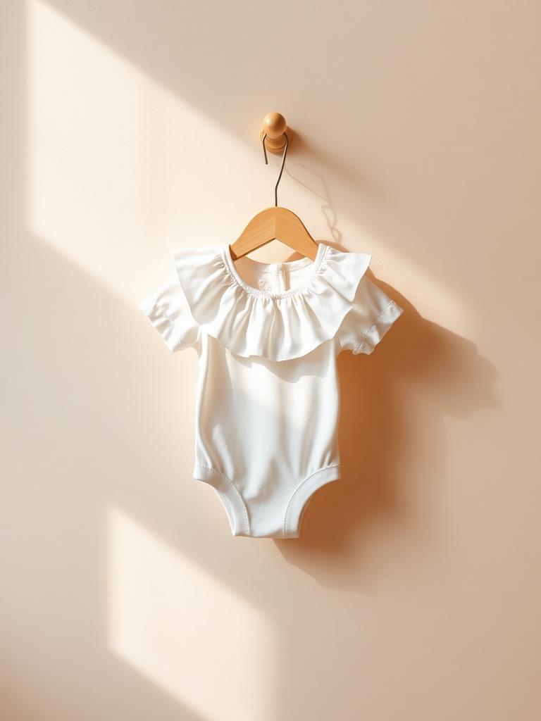 Luna bodysuit on a hanger